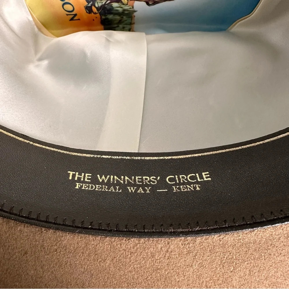 Vintage Stetson 7 3/8 5X Brown Cowboy Hat - Picture 12 of 16